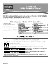 Maytag MIM1555ZRS Use & Care Guide