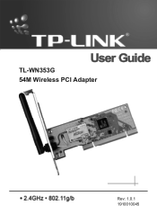 TP-Link TL-WN353G User Guide