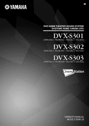 Yamaha DVX-S302 Owner's Manual