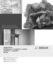 Bosch B11CB81SSS Instructions for Use