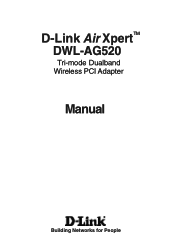D-Link DWL-AG520 Product Manual