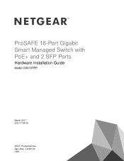 Netgear GS418TPP Hardware Installation Guide