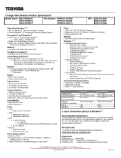 Toshiba Portege R600-SP2803A portege_R600-SP2803.pdf