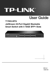 TP-Link T1700G-28TQ T1700G-28TQ V1 User Guide