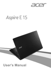 Acer Aspire E5-576G User Manual W10 Non-Touch