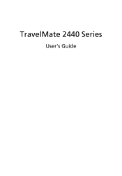 Acer TravelMate 2440 TravelMate 2440 User's Guide EN