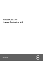Dell Latitude 3300 Setup and Specifications Guide