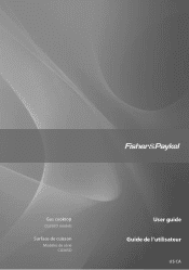 Fisher and Paykel CG365DNGX1 User Guide
