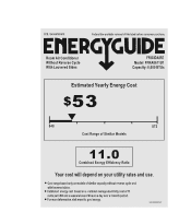 Frigidaire FFRA0611U1 Energy Guide