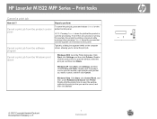 HP LaserJet M1522 HP LaserJet M1522 MFP - Print Tasks