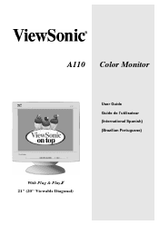 ViewSonic A110 User Manual