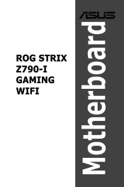 Asus ROG STRIX Z790-I GAMING WIFI Users Manual English