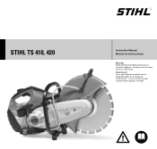 Stihl TS 410 STIHL Cutquik Product Instruction Manual