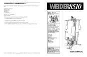 Weider Wesy8510 Instruction Manual