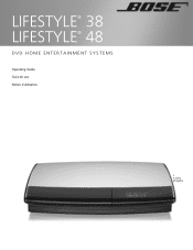 Bose Lifestyle 48 Operating guide