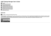Dell U3014 Dell™ Display Manager User's Guide