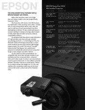 Epson PowerLite 5300 Product Brochure
