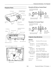 Epson PowerLite 77c Product Information Guide