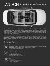 Lantronix CCARD - Qualcomm Connected Car Application Reference Design Automotive Brochure