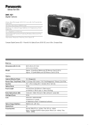Panasonic DMC-SZ1K Brochure