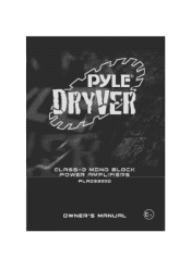 Pyle PLAD3300D PLAD3300D Manual 1