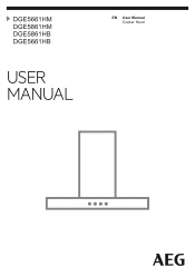 AEG DGE5661HB User Manual