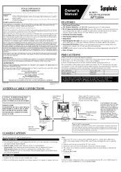 Symphonic WFT20M4 Owner's Manual