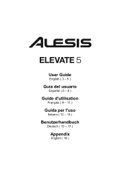 Alesis Elevate 5 User Guide