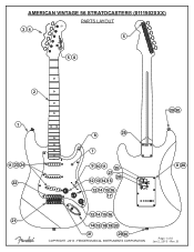 Fender American Vintage 3956 Stratocaster Fender Electric Instrument Service Manual