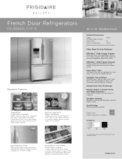 Frigidaire FGUB2642LF Product Specifications Sheet (English)
