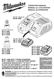 Milwaukee Tool M18 REDLITHIUM HIGH OUTPUT XC6.0 Battery Pack 2 Pk Operators Manual