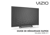 Vizio D28h-C1 Quickstart Guide (French)