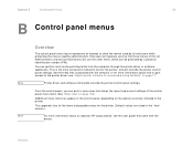 HP C8519A Use Guide - Appendix B: Control Panel Menus