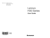 Lenovo H30-50 (English) User Guide - Lenovo H30 Series
