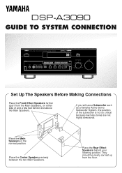 Yamaha DSP-A3090guide Owner's Manual