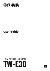 Yamaha TW-E3B TW-E3B User Guide
