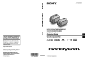 Sony HDR-CX350V Operating Guide