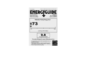 Frigidaire FFTA0833Q1 Energy Guide