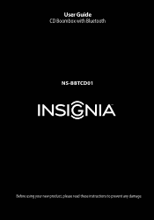 Insignia NS-BBTCD01 User Manual (English)