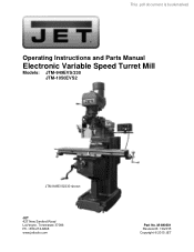 JET Tools 690617 User Manual