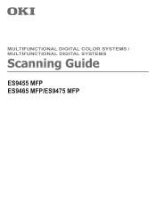 Oki ES9465 ES9465/ES9475 Scanning Guide