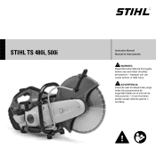 Stihl TS 480i STIHL Cutquik174 Product Instruction Manual