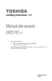 Toshiba Excite AT270 User Guide