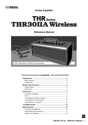 Yamaha THR30IIA THR30IIA Wireless Reference Manual