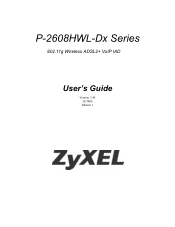ZyXEL P-2608HWL-D1 User Guide