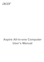 Acer Aspire C24-860 User Manual
