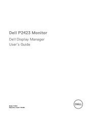 Dell P2423 Display Manager Users Guide