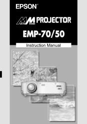 Epson EMP 70 Instruction Manual