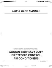 Frigidaire GAM155Q1A Use and Care Manual