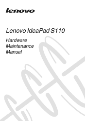 Lenovo S110 Laptop Hardware Maintenance Manual - IdeaPad S110